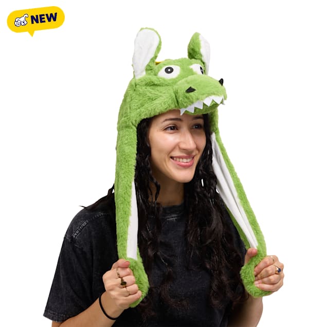 Petco Interactive Pop-Up Dragon Ears Hat, One Size - Carousel image #1