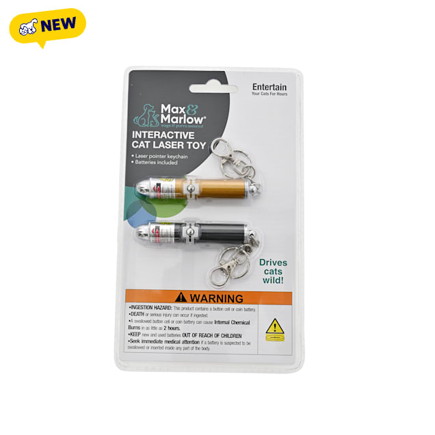 Max & Marlow Interactive Cat Laser Toy, Pack of 2 - Carousel image #1