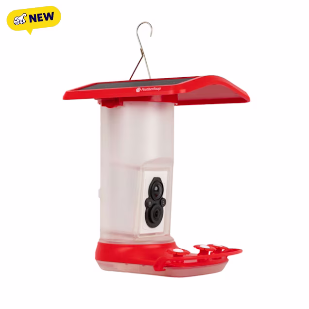 FeatherSnap Smart Wifi Hummingbird Feeder, 5" L X 11.3" W X 14.1" H - Carousel image #1
