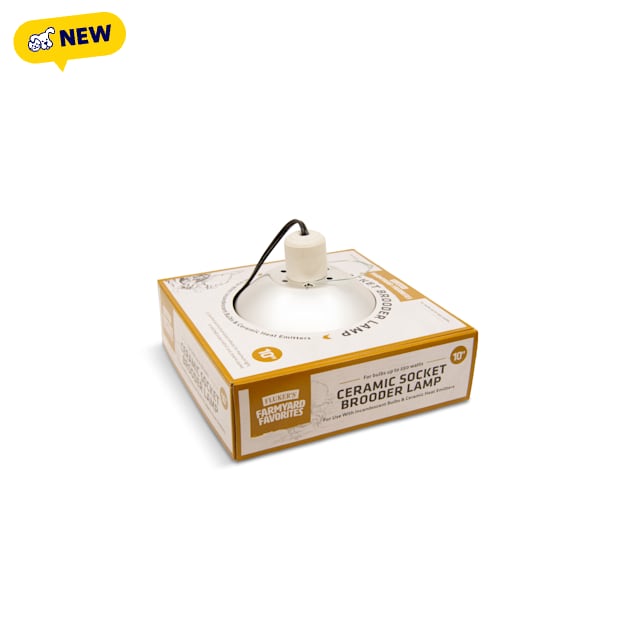 Fluker's Farmyard Favorites Brooder Lamp for Chicken Coop or Outdoor Animals, 10.5" L - Carousel image #1