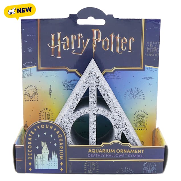 Penn Plax Harry Potter Deathly Hallows Symbol Aquarium Ornament Tray Pack - Carousel image #1