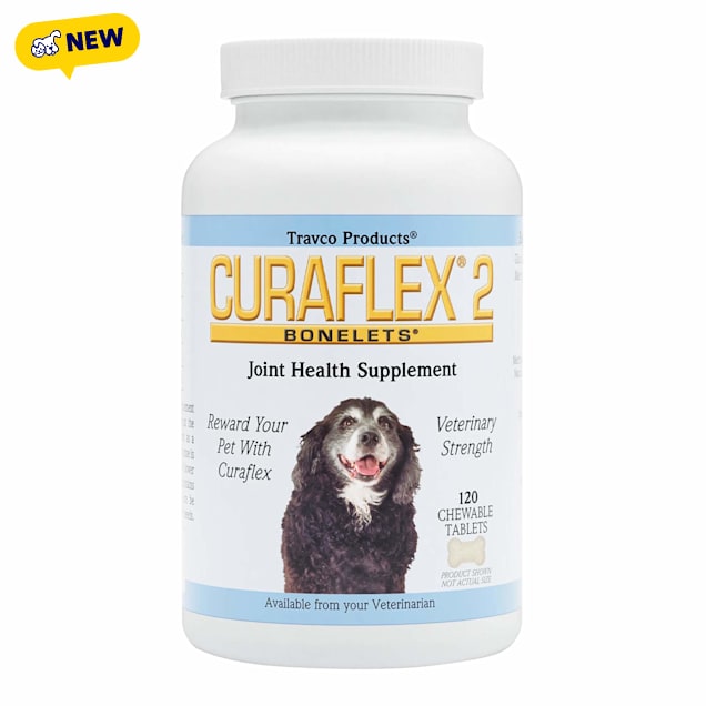 NUTRAMAX CURAFLEX 2 Joint Health Supplement for Dogs, Count of 120 - Carousel image #1