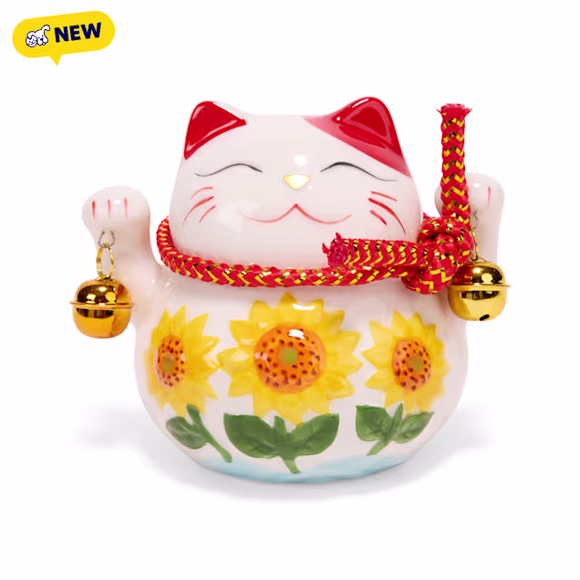 Petco Fortune Cat Ceramic Piggy Bank - Carousel image #1