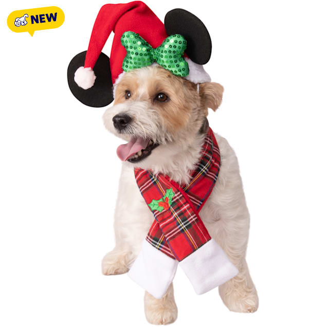 RUBIES Mickey Ear Santa Hat for Dogs, Red, Small/Medium - Carousel image #1