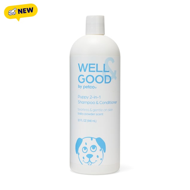 Well & Good Puppy 2-in-1 Shampoo & Conditioner, 32 fl. oz. - Carousel image #1
