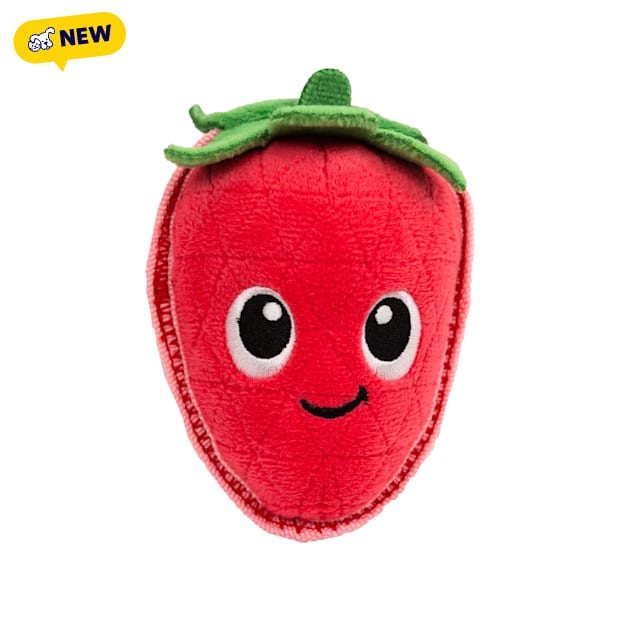 Outward Hound Strawberry Xtreme Seamz Dog Toy, Small - Carousel image #1