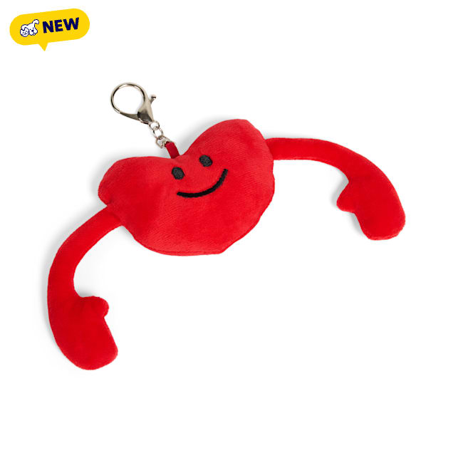 Petco Happy Heart Plush Bag Charm - Carousel image #1