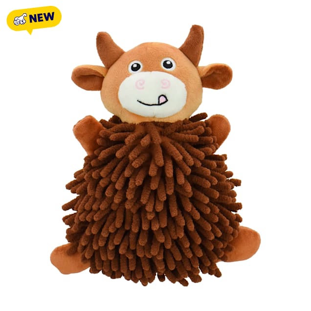 Multipet International Floppy Moppy Cow Dog Toy, Medium - Carousel image #1