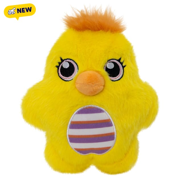 KONG Spring Snuzzles Stripe Chick Dog Toy, Small - Carousel image #1