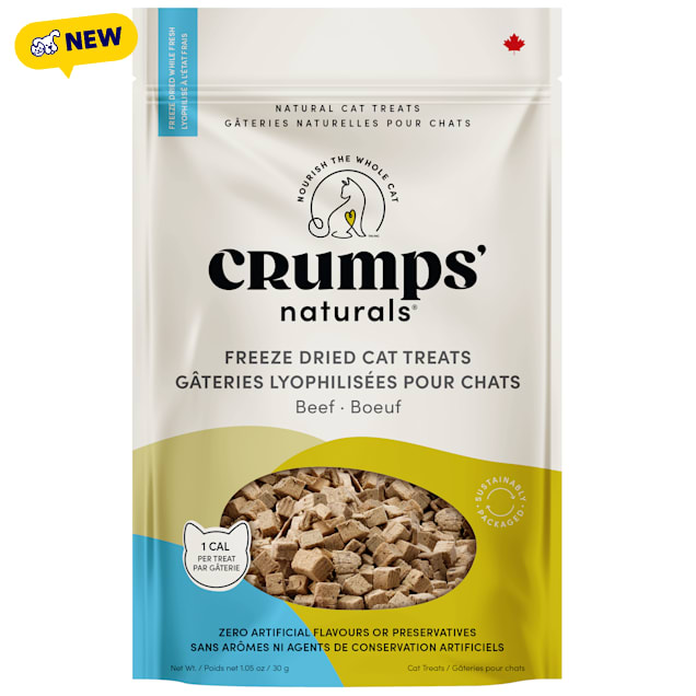 Crumps' Naturals Beef Liver Festive Freeze Dried Cat Treats, 1.05 lbs. - Carousel image #1