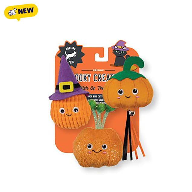 Petshop by Fringe Studio Witch of The Patch Cat Toy, X-Small, Pack of 3 - Carousel image #1