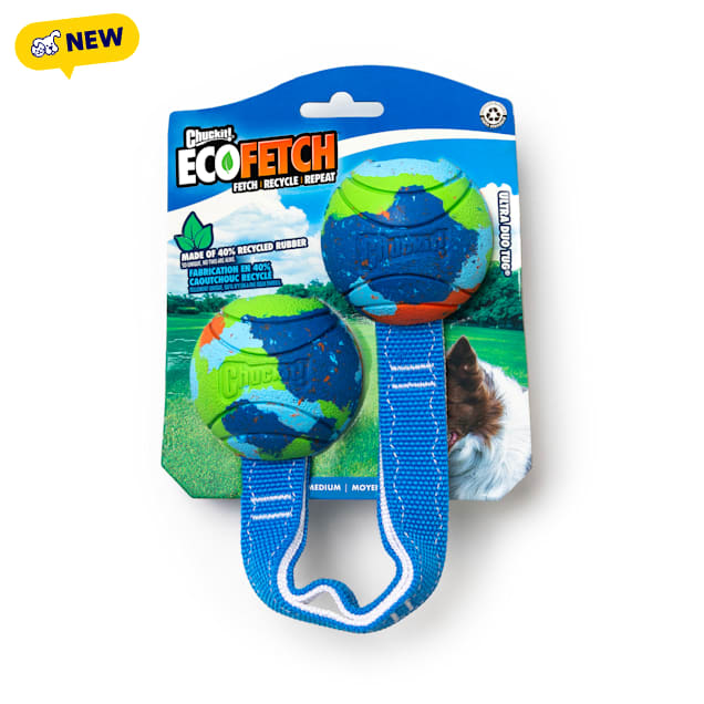Chuckit! Ecofetch Ultra Duo Tug Dog Toy, Medium - Carousel image #1
