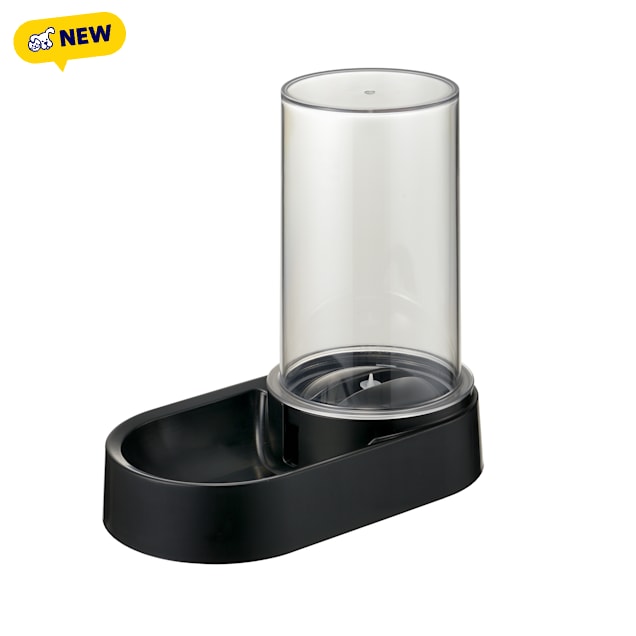 Richell Black Elevated Gravity Pet Water Dispenser - Carousel image #1