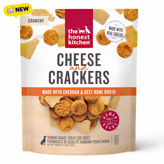 The Honest Kitchen Cheese and Crackers Dog Treats, 3.5 oz. - Carousel image #1