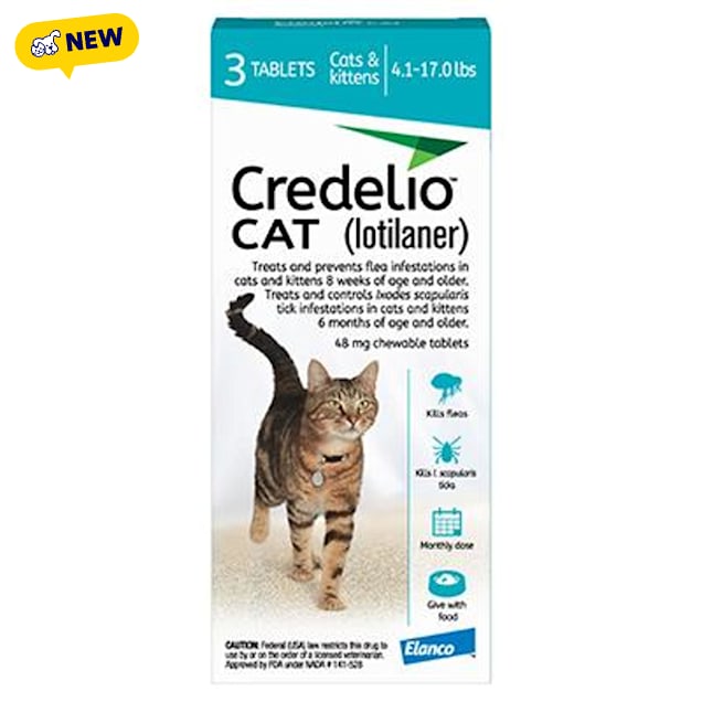 Credelio for Cats 4.1-17 lbs, 3 Count - Carousel image #1