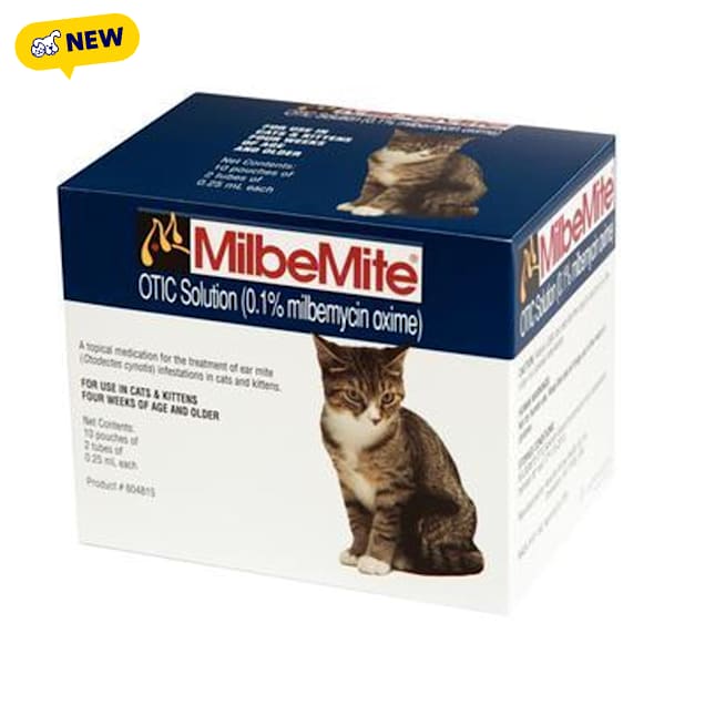 Milbemite Otic Solution (Generic) 0.25 mL, 2 Count - Carousel image #1