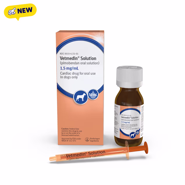 Vetmedin Solution for Dogs, 1.5 mg/50 mL - Carousel image #1