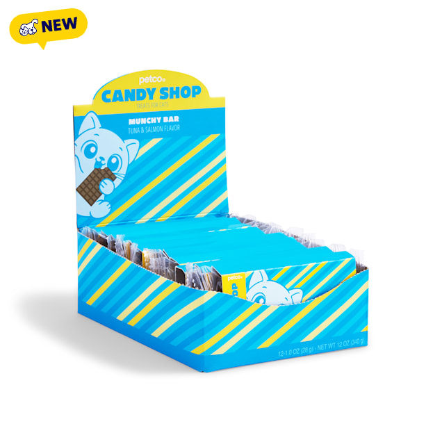 Petco Cat Candy Shop Munchy Bar Tuna & Salmon Flavor Treat for Cats, 12 oz., Case of 12 - Carousel image #1