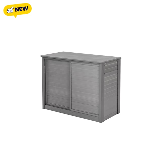 New Age Pet ECOFLEX 36" Versa Storage Cabinet Stand for Pets; Medium Mojave Reptile Habitat Compatible, Grey - Carousel image #1