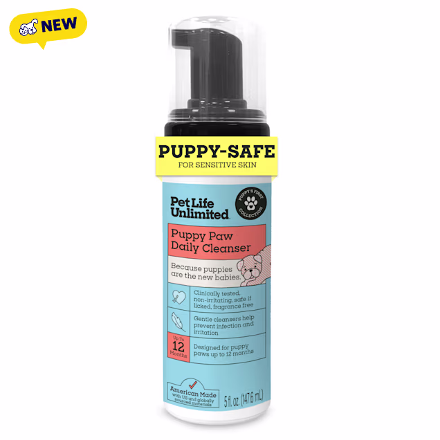 Pet Life Unlimited Puppy Paw Daily Cleanser, 5 fl. oz. - Carousel image #1