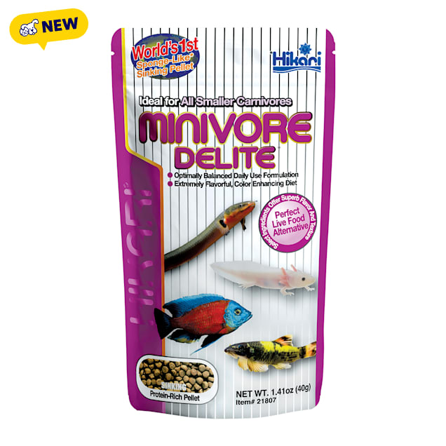 Hikari Minivore Delite for Small Carnivores, 1.41 oz. - Carousel image #1