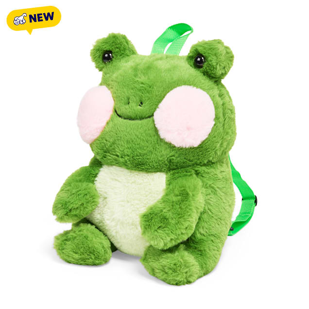 Petco Plush Animal Backpack, Frog - Carousel image #1
