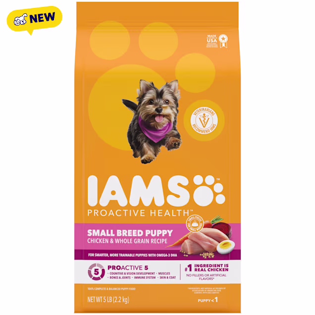 Iams Proactive Health Chicken Healthy Puppy Small Breed Dry Puppy Food, 5 lbs. - Carousel image #1