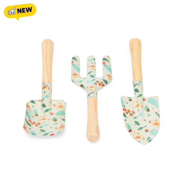 Petco Veggie Print Gardening Tool Set, 3 Pieces - Carousel image #1