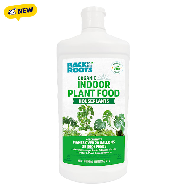 Back to the Roots Organic Indoor Plant Food Liquid 16 oz for Houseplants, White, Small/Medium - Carousel image #1
