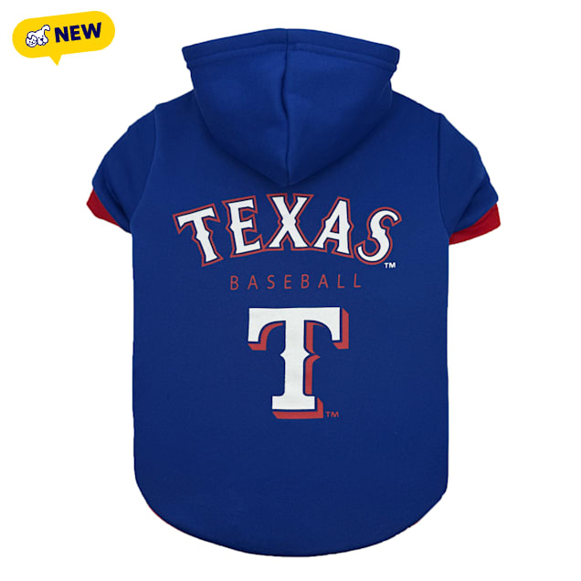 Pets First MLB 2026 Booster Dog Hoodie, Texas Rangers, X-Large - Carousel image #1