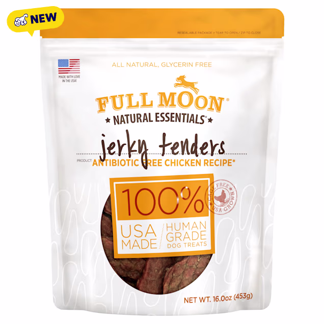 Full Moon Natural Essentials Chicken Jerky Tenders Dog Treats, 16 oz. - Carousel image #1
