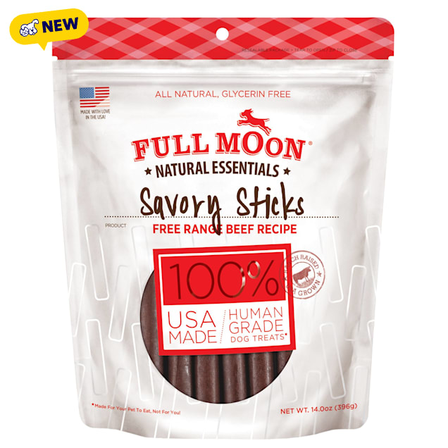 Full Moon Natural Essentials Beef Savory Sticks Dog Treats, 14 oz. - Carousel image #1