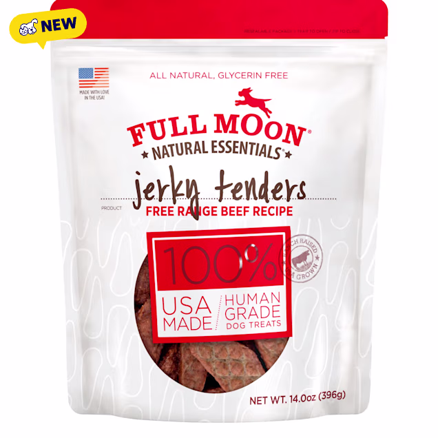 Full Moon Natural Essentials Beef Jerky Tenders Dog Treats, 14 oz. - Carousel image #1