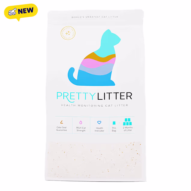 PrettyLitter Health Monitoring Unscented Cat Litter, 8 lbs. - Carousel image #1