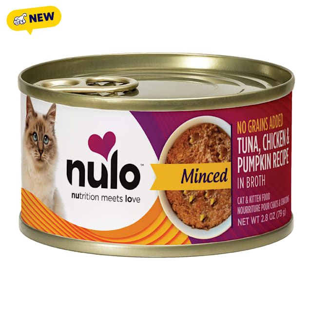 Nulo Minced Tuna & Chicken with Pumpkin for Cat & Kitten, 2.8 oz., Case of 12 - Carousel image #1