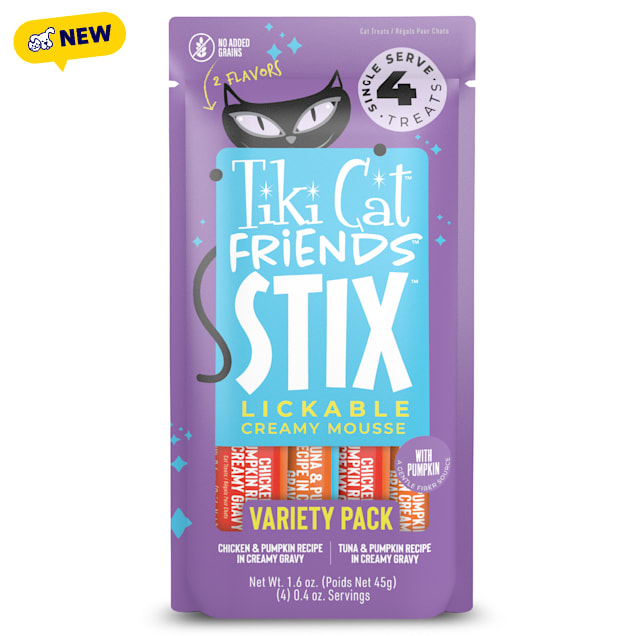 Tiki Cat Friends Stix Cat Food Variety Pack, 1.6 oz. - Carousel image #1