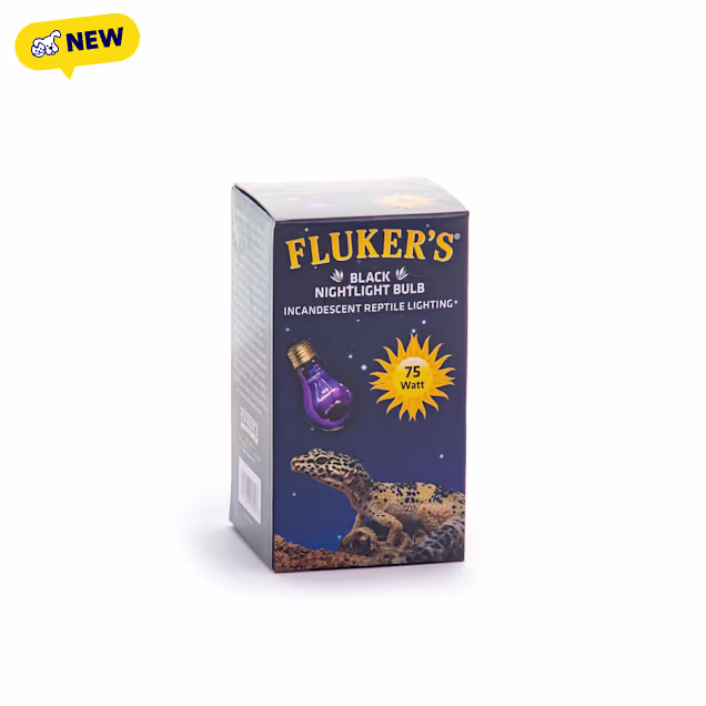 Fluker's Black Nightlight Bulb, 75 watts - Carousel image #1