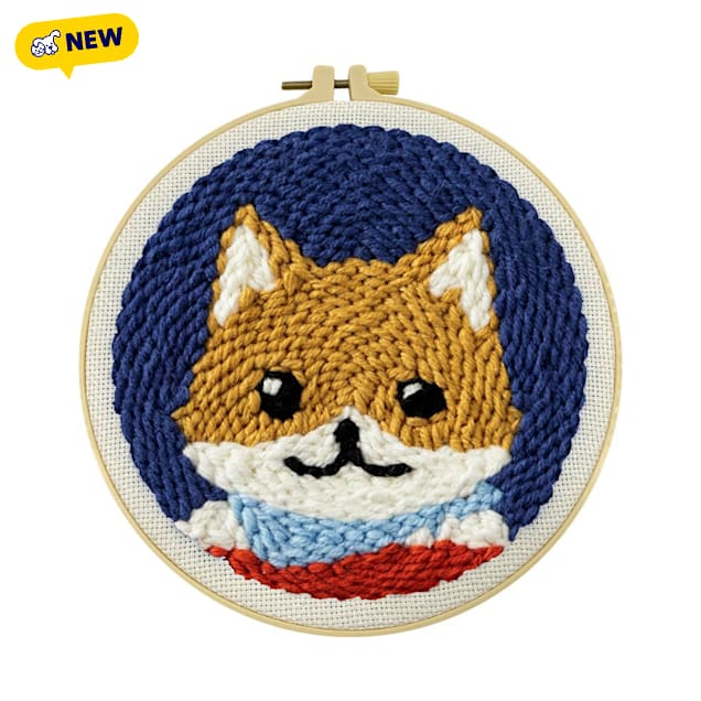 Petco Brown Dog Punch Needle Kit - Carousel image #1