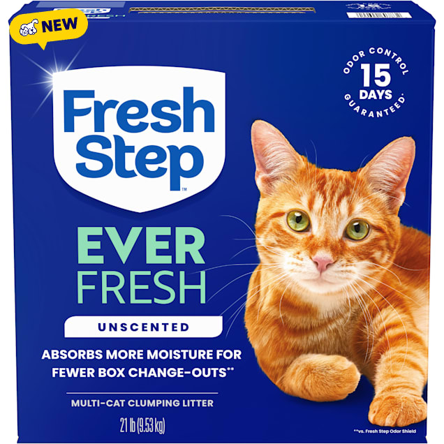 Fresh Step Ever Fresh Unscented Multi Cat Clumping Litter, 21 lbs. - Carousel image #1