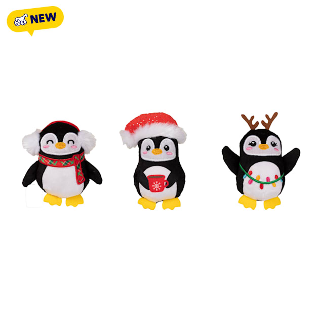 PetShop by Fringe Studio Waddle Squad Dog Toy Set, Small, Pack of 3 - Carousel image #1