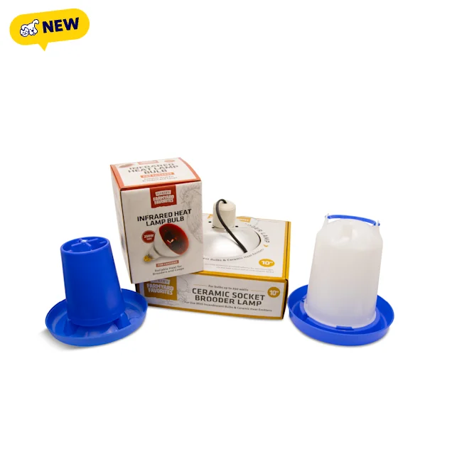 Fluker's Farmyard Favorites Chick Starter Kit, 16.5" L X 12.5" W X 8" H - Carousel image #1