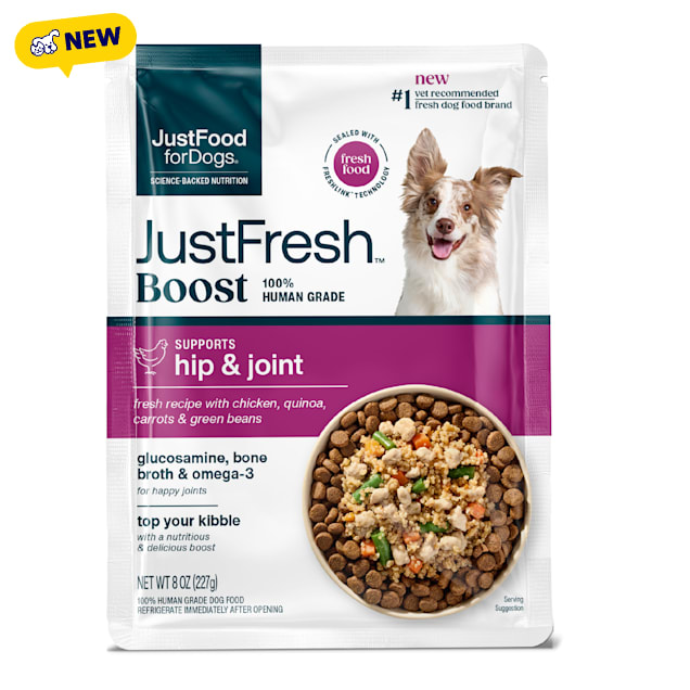 JustFoodForDogs JustFresh Boost Hip & Joint Support Meal Topper, 8 oz. - Carousel image #1