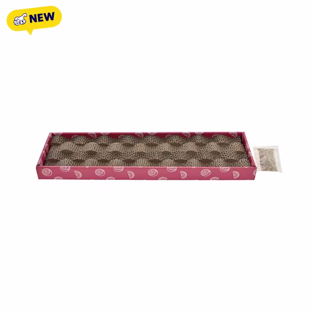 Max & Marlow Lemon Cat Scrtcher, 1.2" H, Multi - Carousel image #1