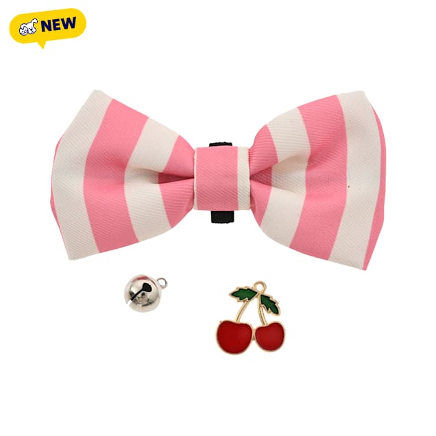 Max & Marlow Cat Collar Accessory Pack, Pink - Carousel image #1