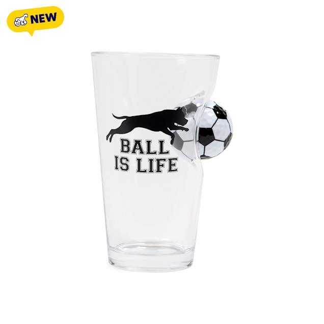 Petco Ball Is Life Soccer Ball Pint Glass - Carousel image #1