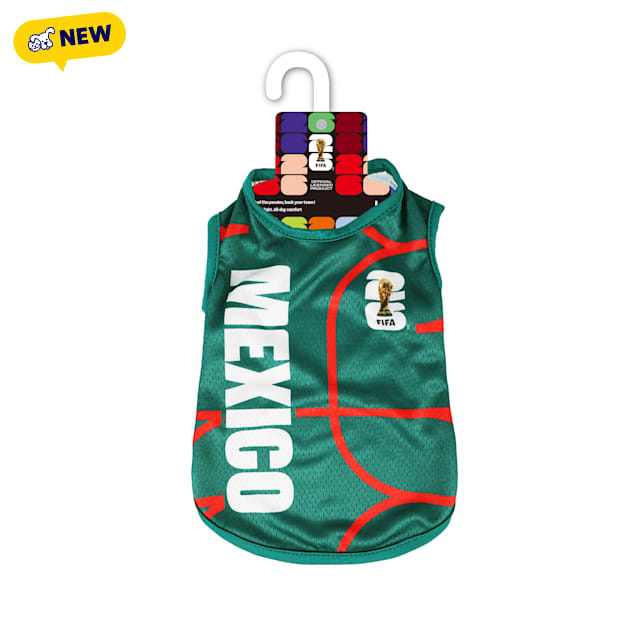 FIFA WC26 MEXICO National Team Dog T Shirt, X-Small - Carousel image #1