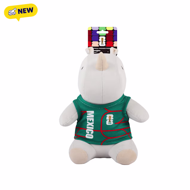 FIFA World Cup 2026 Raymond Rhino Mexico Plush Dog Toys, Medium - Carousel image #1