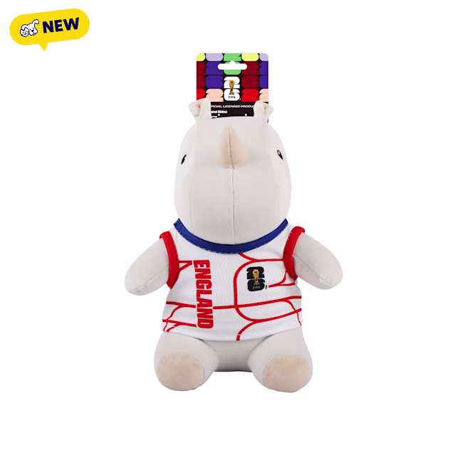 FIFA World Cup 2026 Raymond Rhino England Plush Dog Toys, Medium - Carousel image #1