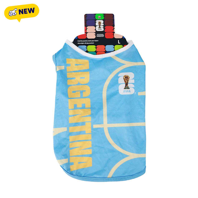 FIFA WC26 ARGENTINA National Team Dog T Shirt, X-Small - Carousel image #1