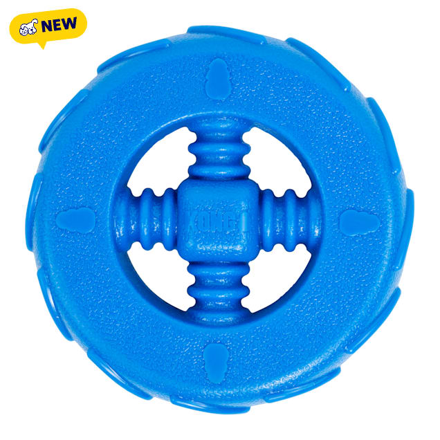 KONG Squeakz Wheel Dog Toy, Medium - Carousel image #1